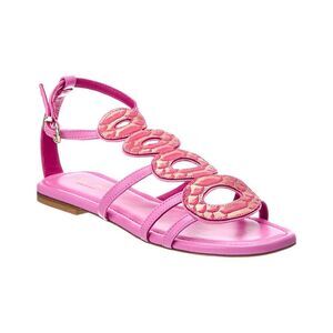 Baldinini Leather Sandal, Pink